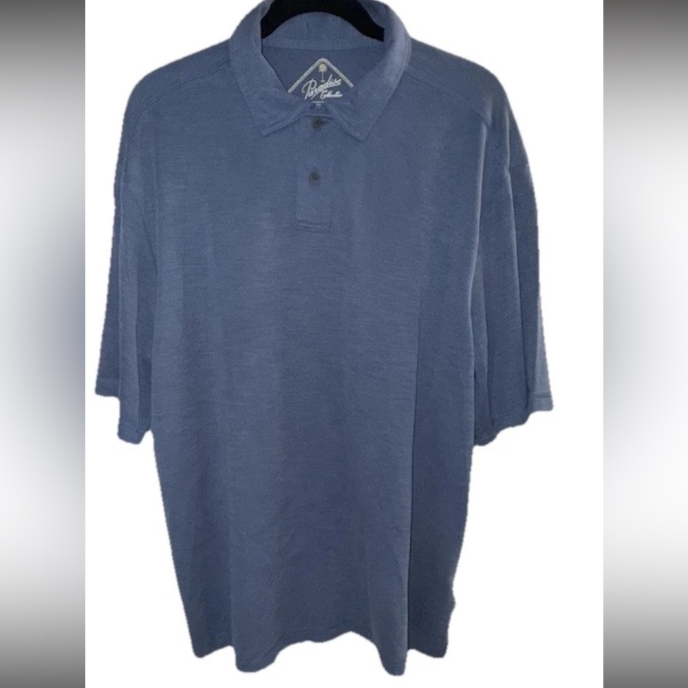 Men’s Polo Paradise Collection XL Blue Solid